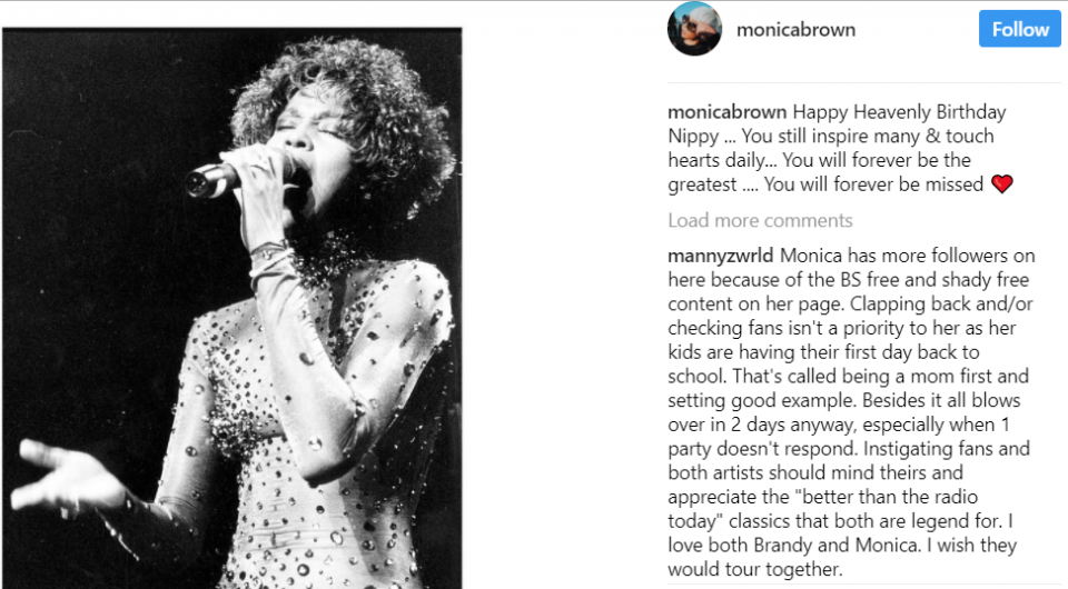 Brandy and Monica fighting again