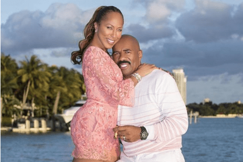 Steve Harvey's Wife Marjorie Goes Fishing in Camo RedHead Boots – Footwear  News