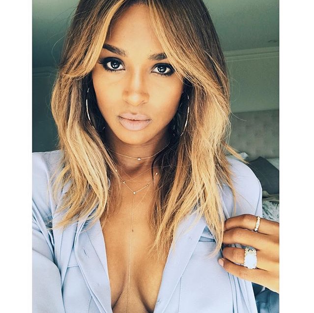 Ciara says she and her husband are enjoying her larger ...