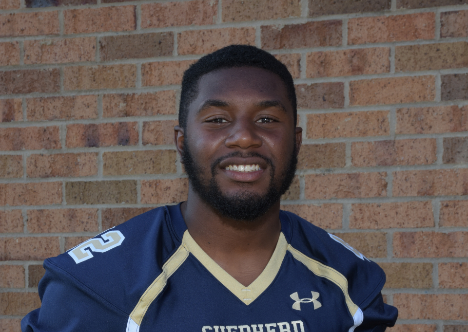 NFL prospect Myles Humphrey of the Shepherd Rams (Photo by Shepherd University)