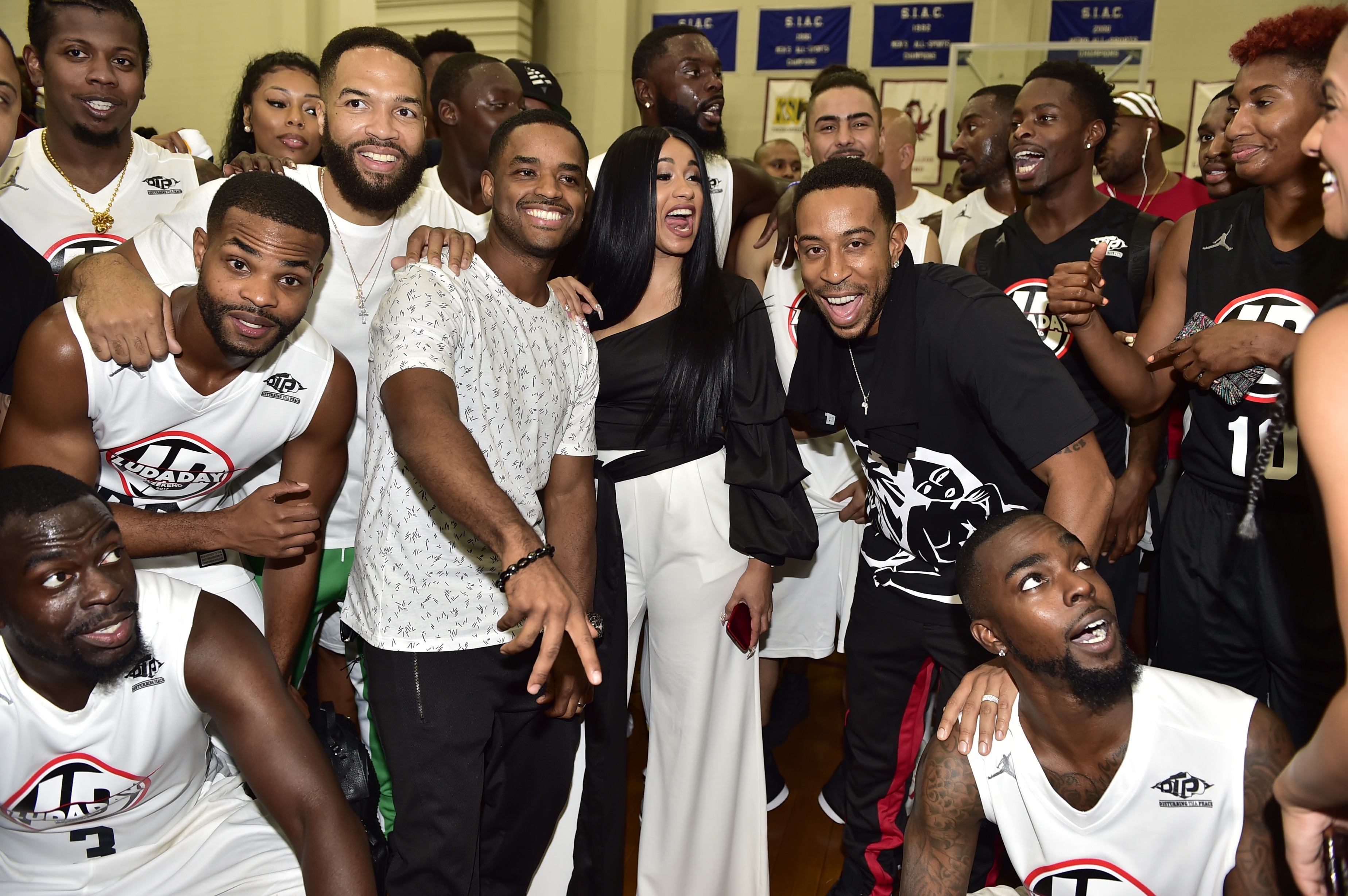 Lorenz Tate, Cardi B, Ludacris and the rest of the players- Photo Credit OPM Photos