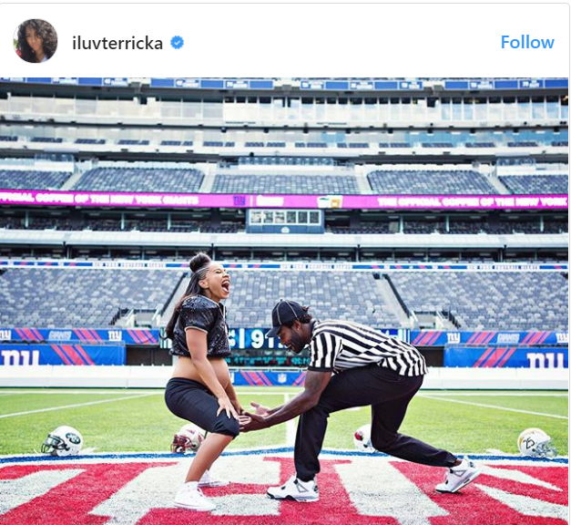NFL star celebrates arrival of 14th child
