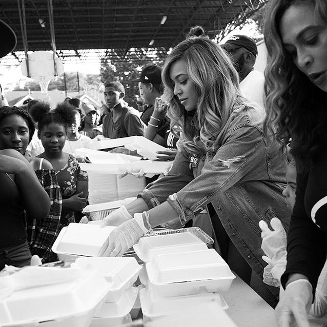 Go inside Beyoncé's visit to Houston to support Hurricane Harvey victims