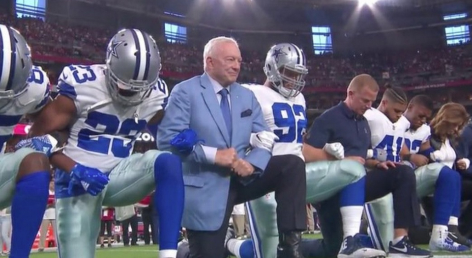 Jerry Jones won't allow Cowboys who protest to play