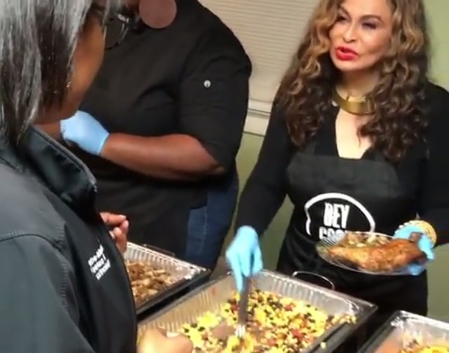 Tina Knowles Lawson and family are giving back to Houston