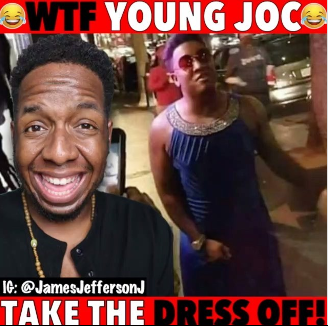 Yung Joc explains why he wore a full-length dress