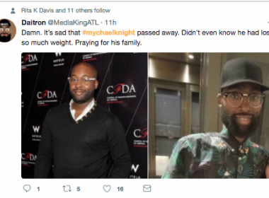 Friends react to fashion designer Mychael Knight's death