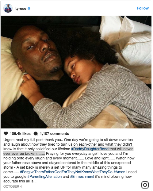 Tyrese in court today after reportedly 'mortifying' daughter amid abuse claims