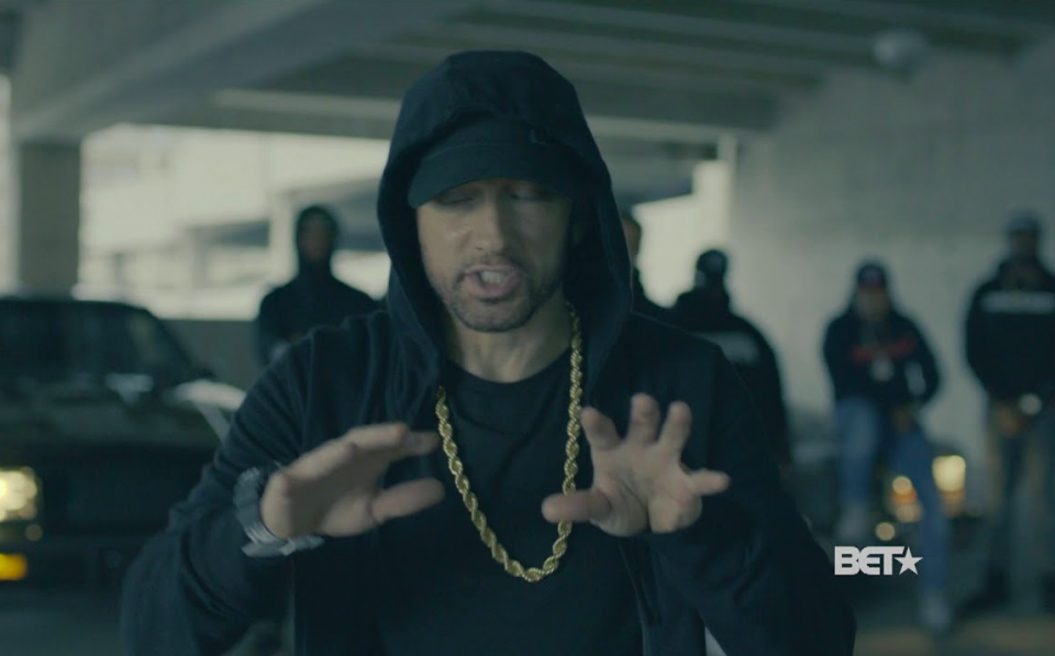 Eminem destroys Donald Trump with cypher at BET Awards (video)