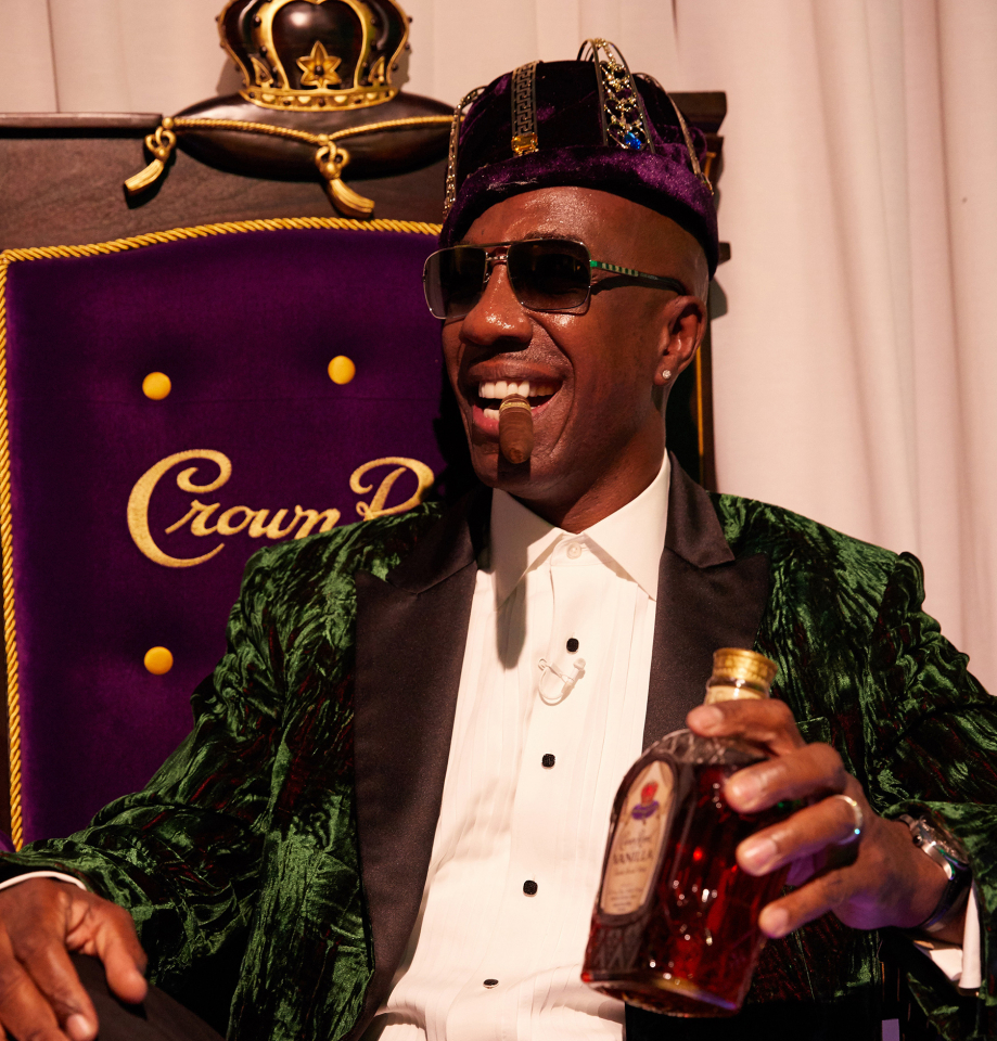 J.B. Smoove is the King of Flavor for Crown Royal (Photo courtesy of Crown Royal)