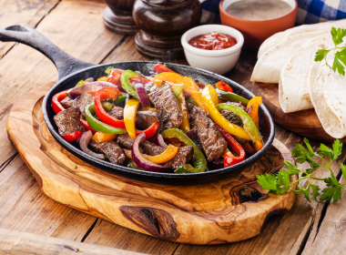 Beef fajitas