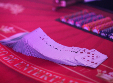 Derek Blanks welcomes his 40th birthday 'Casino Royale' style