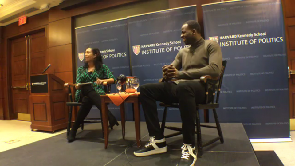Draymond Green speaks at Harvard about slave mentality in professional sports