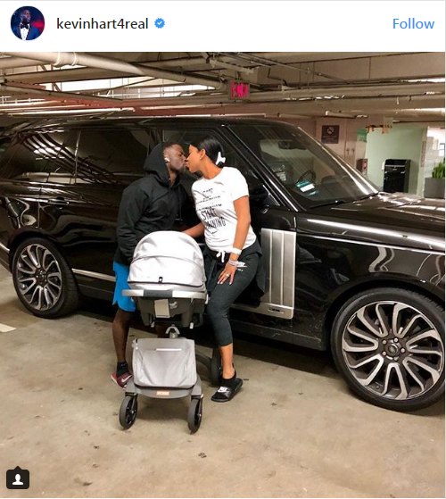 Kevin Hart gushes over wife Eniko after taking son home