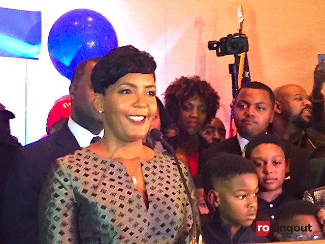 Keisha Lance Bottoms says her 12-year-old son received racial threats