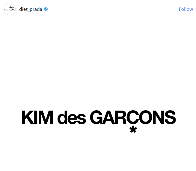 Kim des cheap garcons