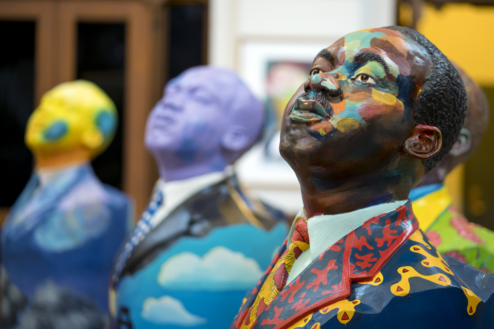 Comcast celebrates MLK Day in Philadelphia, unveils young artists' sculptures