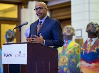 Comcast celebrates MLK Day in Philadelphia, unveils young artists' sculptures
