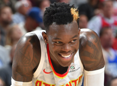 Dennis Schroder of the Atlanta Hawks has become a leader of the team (Photo courtesy of Twitter.com/ATLHawks)