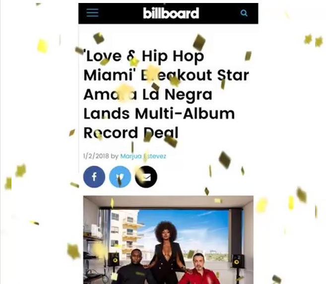Another Cardi B? 'Love & Hip Hop Miami's' Amara La Negra signs $1M music deal