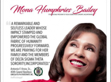 Delta Sigma Theta's 17th national president Mona Humphries Bailey dies