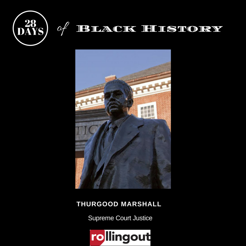 Thurgood Marshall, the 1st Black Supreme Court Justice