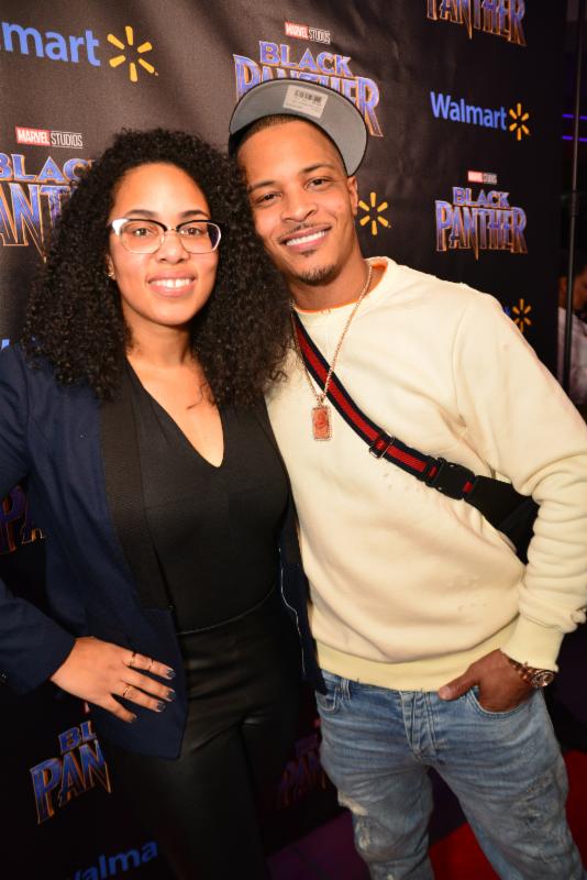 Screening of 'Black Panther' hosted by Walmart and T.I. brings out VIP guests