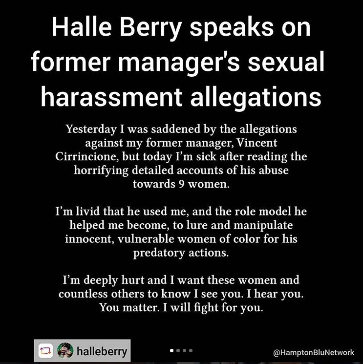 Halle Berry, Taraji P. Henson's manager; secret of Hollywood Weinstein syndrome