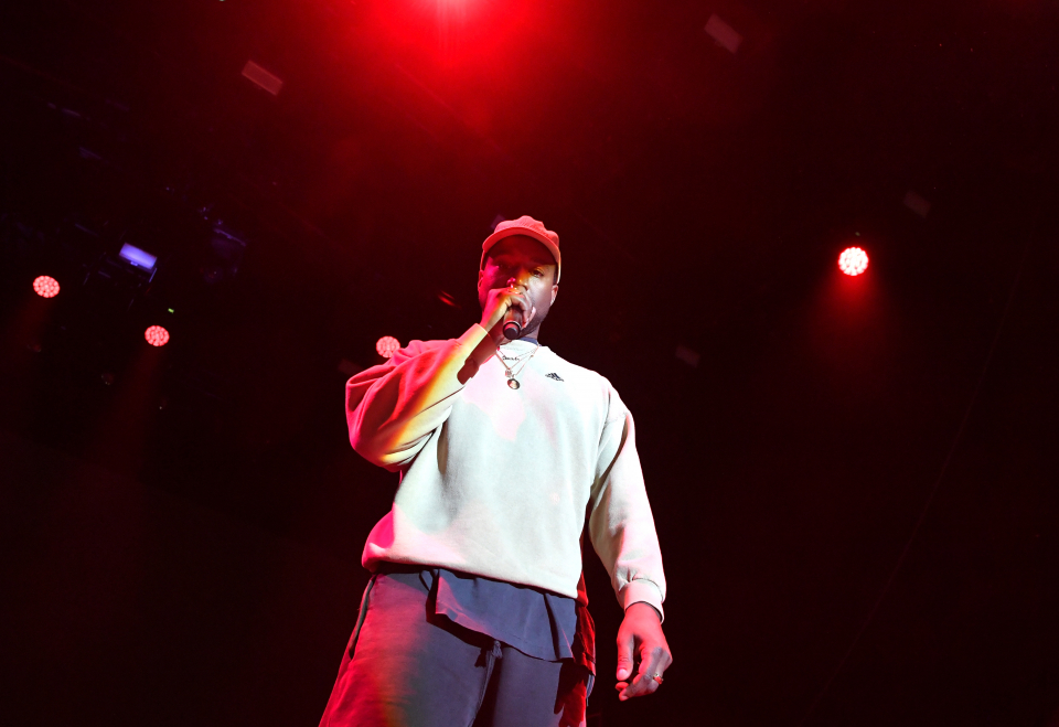 Kanye, Childish Gambino perform at adidas 747 Warehouse at NBA All-Star weekend