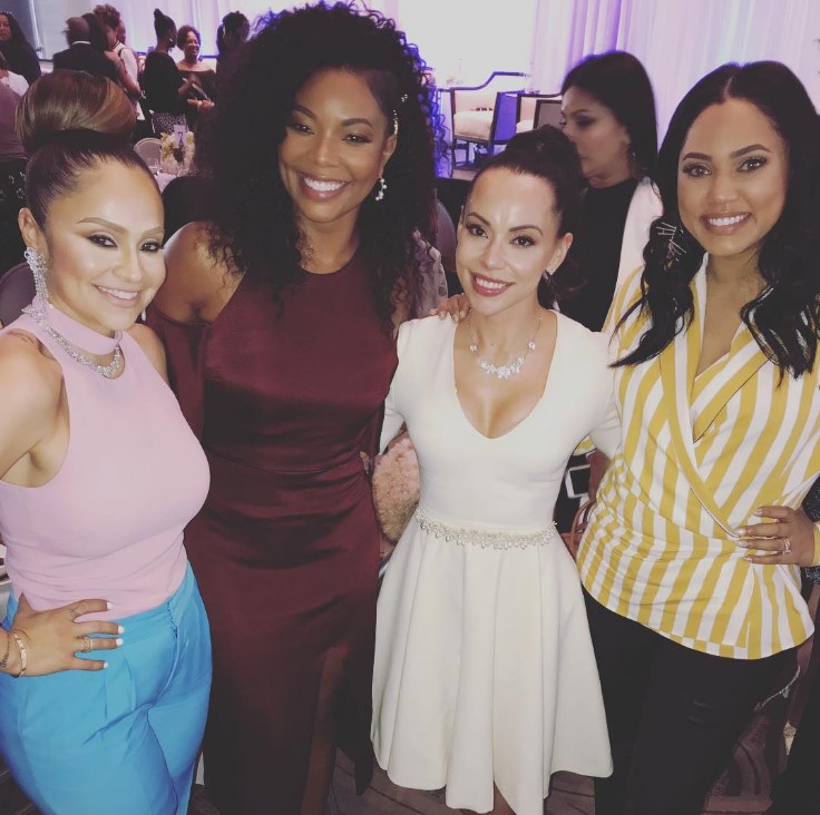 Ayesha Curry, Savannah James, Gabrielle Union uplift girls at NBA Wives Assoc.