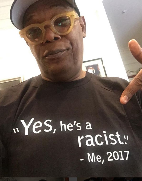 Samuel L. Jackson responds to Trump's armed-teacher idea