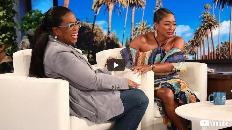 Tiffany Haddish goes berserk meeting with her idol Oprah (video)