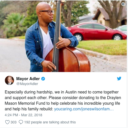 Austin bombing victim was young, gifted, Black musician who's dream came true