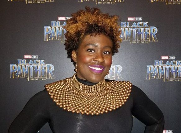 Jeannell Black Panther Premiere