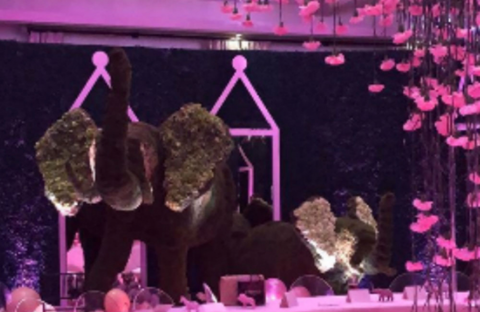 Khloe Kardashian has elephant-themed baby shower