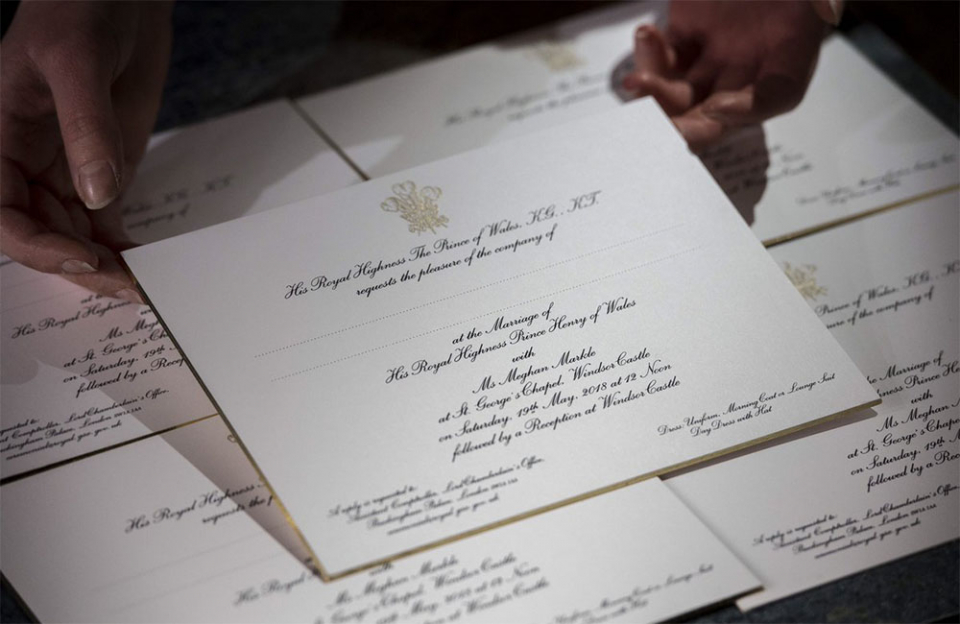 Prince Harry and Meghan Markle send out wedding invitations; who's on the list?