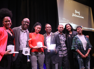 Google's head of multicultural engagement of CS in media, Daraiha Greene, leads BHM panel