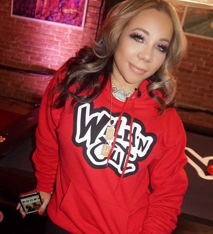 Check out Tiny Harris' beautiful look for International Women's Day