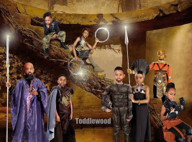 Kids stage photo shoot inspired by ‘Black Panther’ (video)