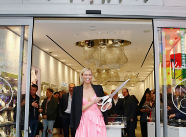 Swarovski celebrates opening of Times Square store with Karlie Kloss
