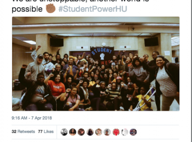 Howard University student activists end 9-day sit-in: #StudentPowerHU