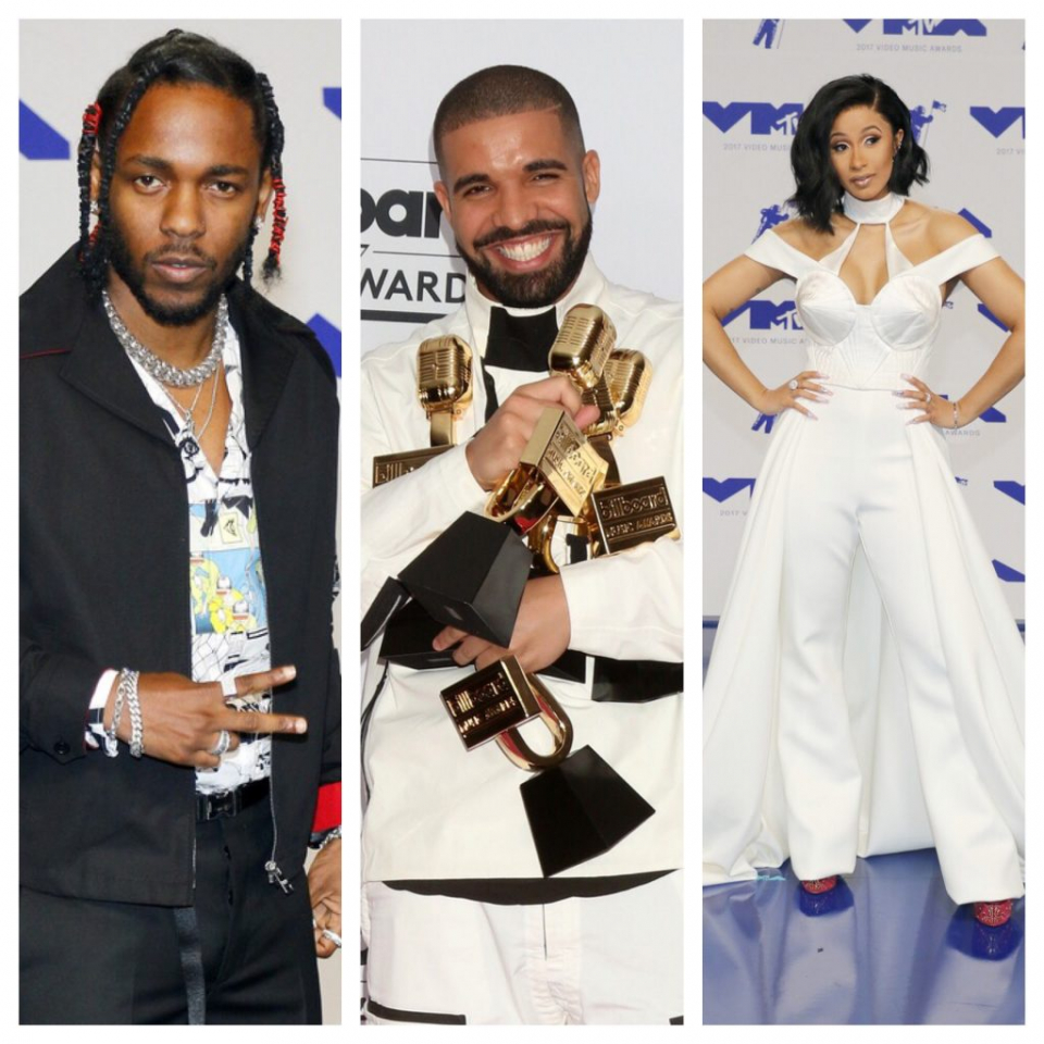 Cardi B, Drake, Kendrick Lamar among 2018 Billboard Music Awards nominees