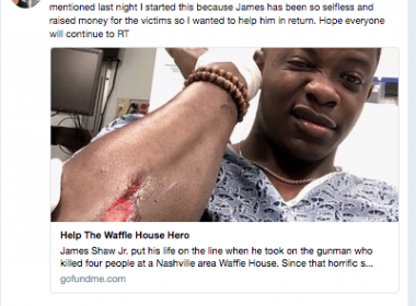 Waffle House hero's tearful reunion with daughter, 4; GoFundMe raises $57K