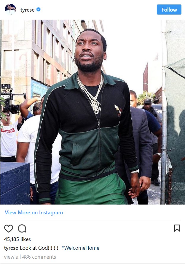 Celebrities respond to Meek Mill's release from prison