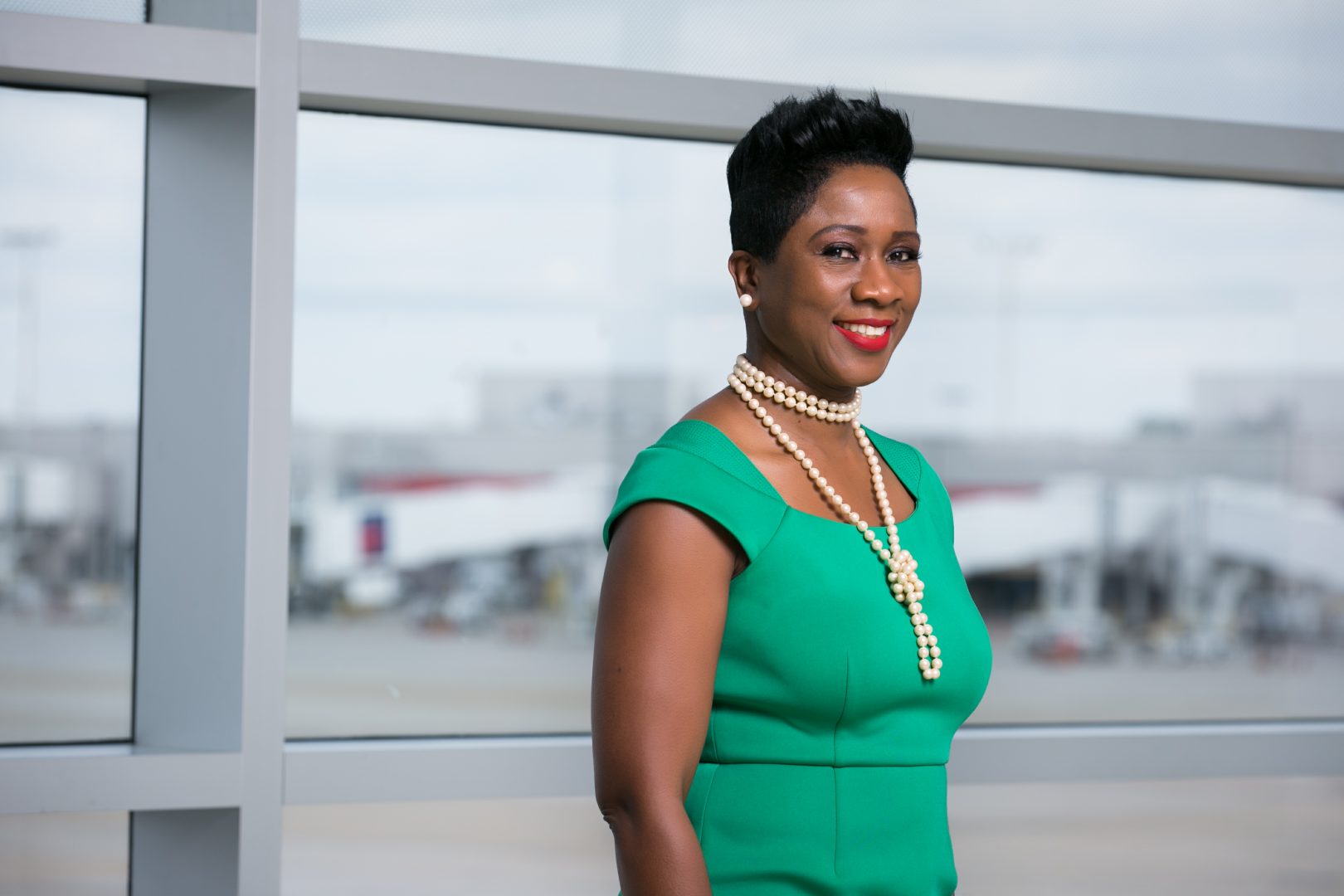 Alrene Richards Barr leads international affairs for the busiest airport