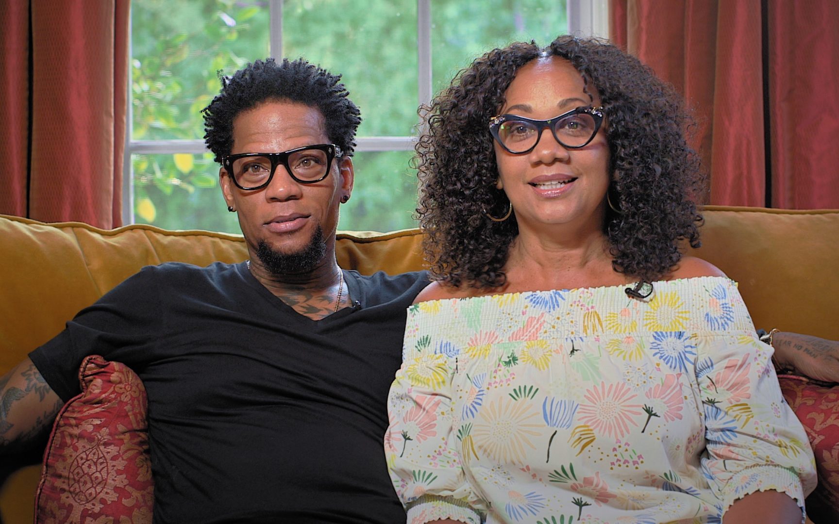 Nationally celebrated radio host/comedian, DL Hughley and his wife LaDonna Hughley...