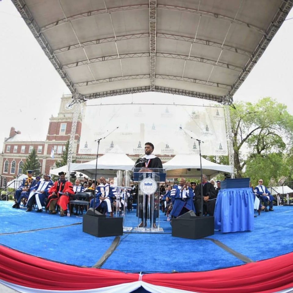 How Chadwick Boseman inspired us at Howard University's graduation