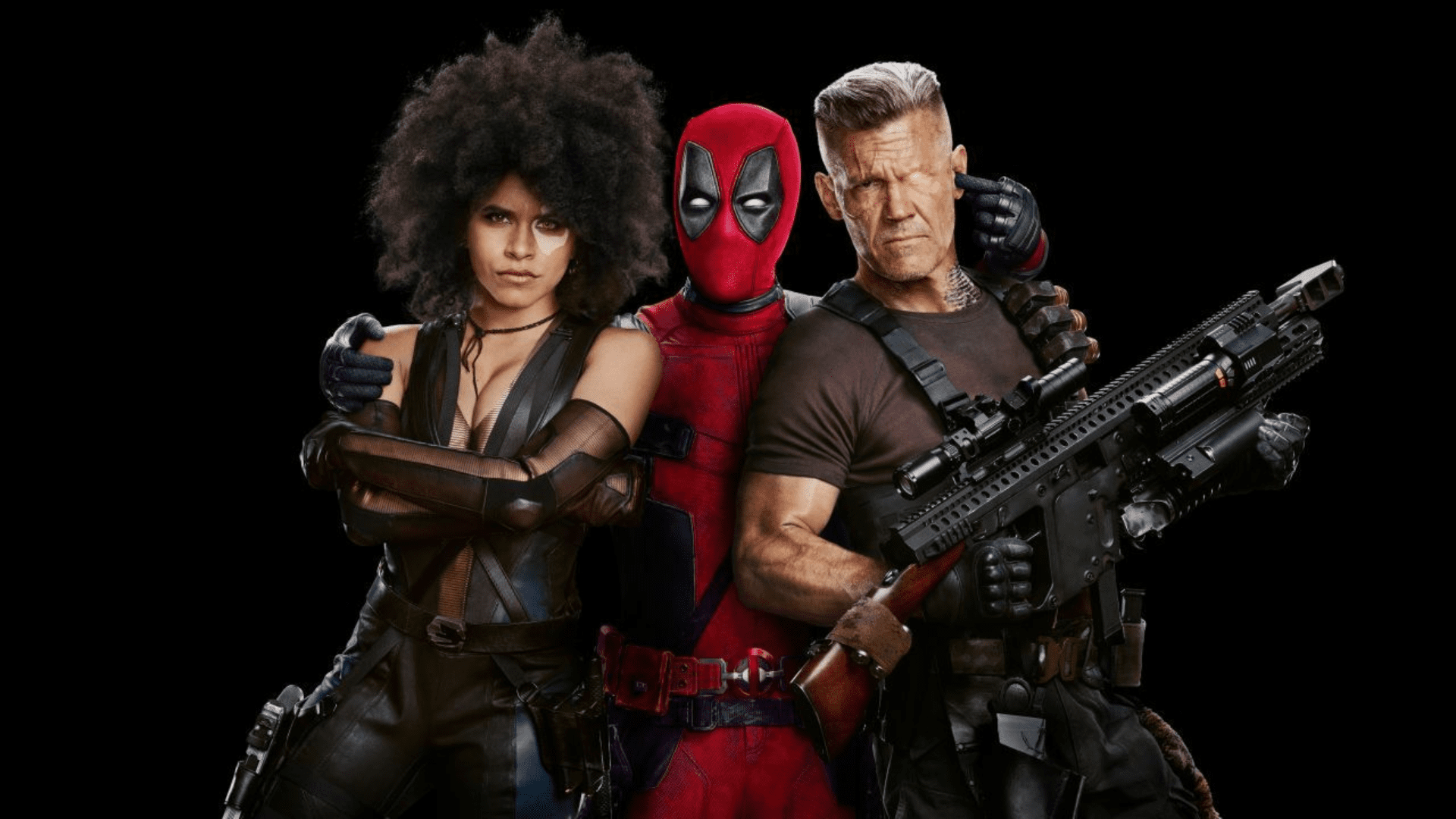 Domino, Deadpool and Cable star in Deadpool 2 ((Photo courtesy of Allied Moxy)