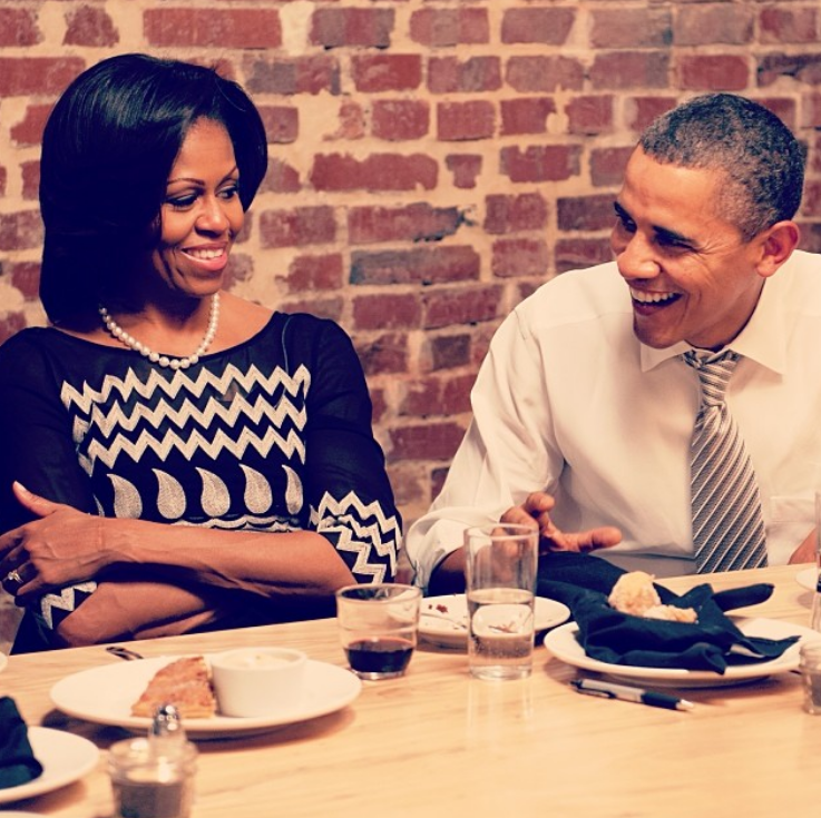 The Obamas celebrate their Oscar nomination