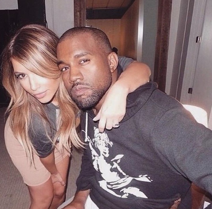 Huh? Kanye raps about pleasuring himself to Kim Kardashian's sisters' pics